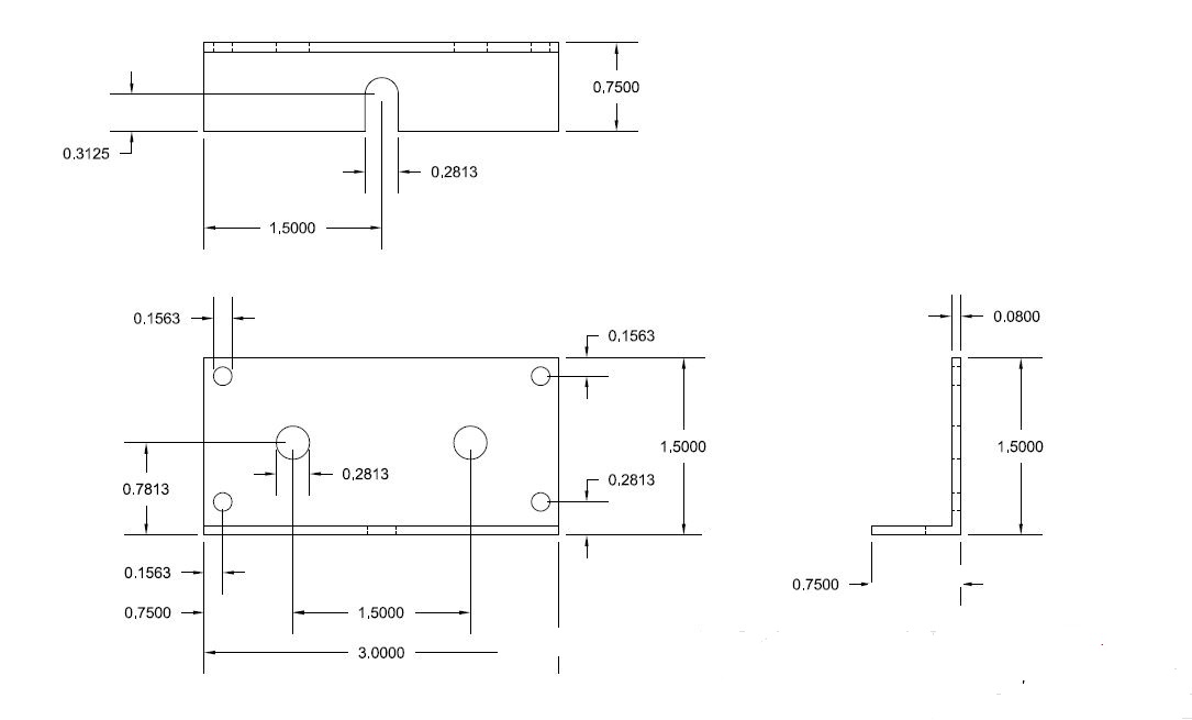 Grid and ribbon resistor assembly drawing